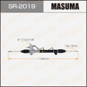 Рейка рулевая Masuma, для Nissan X-Trail (правый руль), арт. SR-2019