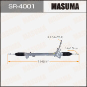 Рейка рулевая Masuma, для Mazda 3 (левый руль), арт. SR-4001