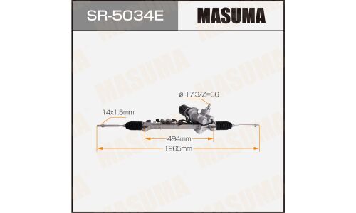 Рейка рулевая MASUMA, HONDA CR-V / RE LHD (левый руль)