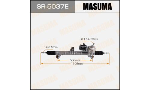 Рейка рулевая MASUMA, HONDA ACCORD / CR2 LHD (левый руль)