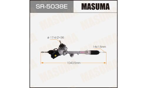 Рейка рулевая MASUMA, HONDA JAZZ / GE LHD (левый руль)