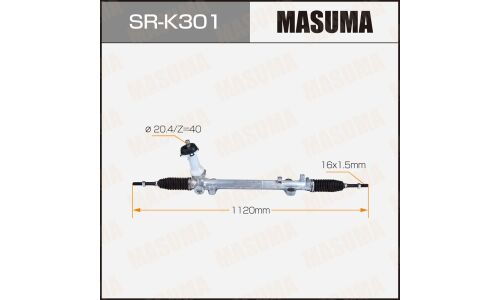 Рейка рулевая Masuma, для Hyundai Santa Fe (левый руль), арт. SR-K301
