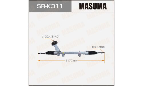Рейка рулевая Masuma, для KIA Sportage, Hyundai Tucson (левый руль), арт. SR-K311