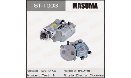 Стартер Masuma, для Toyota, арт. ST-1003