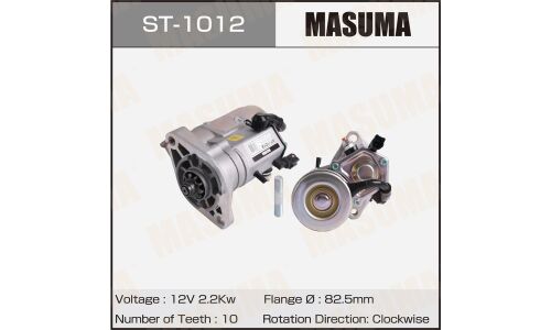 Стартер MASUMA, TOYOTA / 1KDFTV (12V/2.2KW)