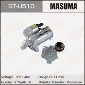 Стартер Masuma, для Chevrolet, арт. ST-U510