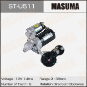 Стартер Masuma, для Opel, арт. ST-U511