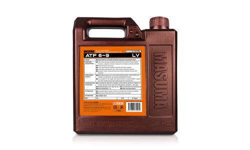Масло трансмиссионное Masuma ATF 6-9 LV, синтетическое, для АКПП, 4л, арт. T-107E