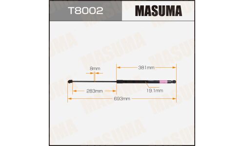 Упор газовый капота MASUMA, L=mm (1/40)