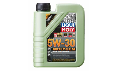 Масло моторное Liqui Moly Molygen New Generation 5w30 синтетическое, API SP/GF-6A, для бензинового двигателя, 1л, арт. 9041/9047
