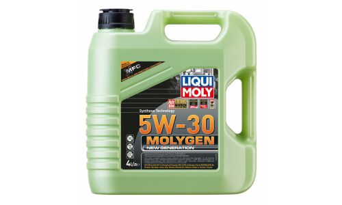 Масло моторное Liqui Moly Molygen New Generation 5w30 синтетическое, API SP/GF-6A, для бензинового двигателя, 4л, арт. 9042/9089