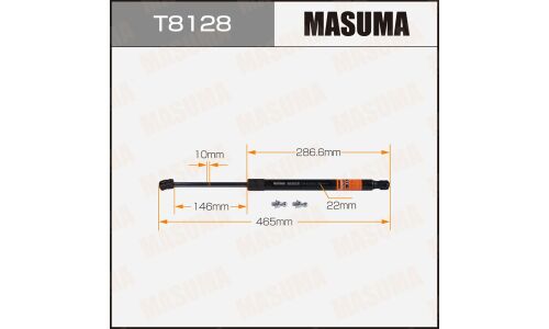 Упор газовый капота MASUMA, L=465mm (1/40)
