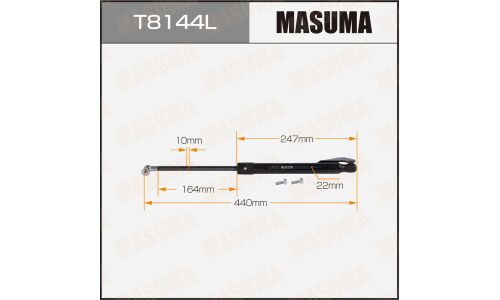 Упор газовый багажника MASUMA, L= 440mm (1/20)