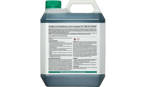 Антифриз TCL Long Life Coolant Green, LLC, зелёный, -40°C, 4л, арт. LLC01243