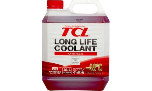 Антифриз TCL Long Life Coolant Red, LLC, красный, -40°C, 4л, арт. LLC01236