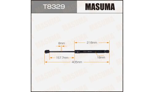 Упор газовый капота MASUMA, L=405mm (1/40)