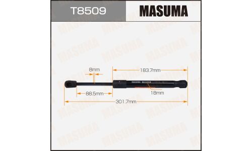 Упор газовый багажника MASUMA, L=301.7mm (1/40)