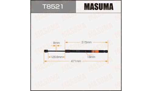 Упор газовый капота MASUMA, L=471mm (1/40)