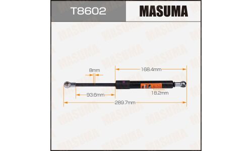 Упор газовый багажника MASUMA, L=289.7mm (1/40)
