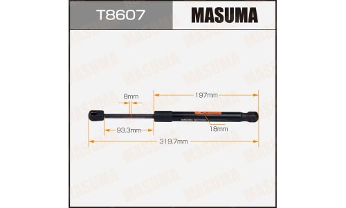 Упор газовый багажника MASUMA, L=319.7mm (1/40)