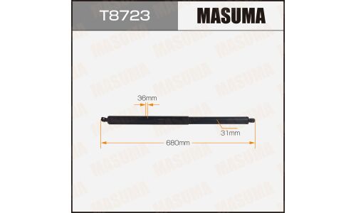 Упор газовый багажника MASUMA, L=680mm (1/20)