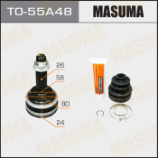 ШРУС Masuma, наружный, 24x58x26x48мм, арт. TO-55A48