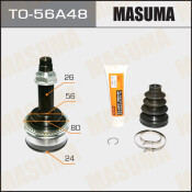 ШРУС Masuma, 24x56x26x48мм, для Toyota Camry, арт. TO-56A48