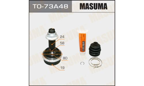 ШРУС Masuma, 19x58x24x48мм, арт. TO-73A48