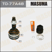 ШРУС Masuma, 23x58x26x48мм, арт. TO-77A48