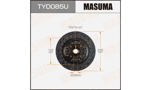 Диск сцепления Masuma (225х150х21х29.8мм), арт. TYD085U