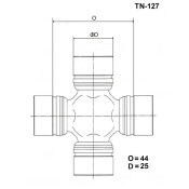 Крестовина карданного вала Toyo, арт. TN-127