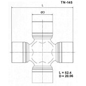 Крестовина карданного вала Toyo, арт. TN-145