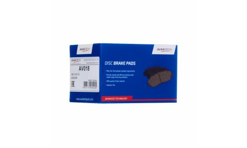 Колодки тормозные дисковые Avantech, задние, комплект на ось (4 шт), арт. AV018
