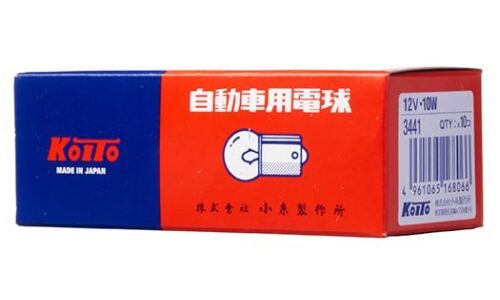 Лампа Koito R10W (BA15s, G18), 10В, 12Вт, арт. 3441
