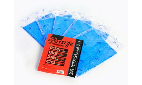 Салфетка Soft99 AION Professional Chamois Emboss, для влажной уборки и сбора воды, универсальная, 430х330мм, синяя, комплект 5 шт, арт. R302-B3-PP5