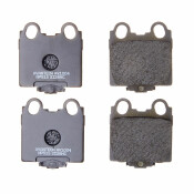 Колодки тормозные дисковые Avantech с противоскрипными пластинами, комплект на ось (4 шт), арт. AV1004