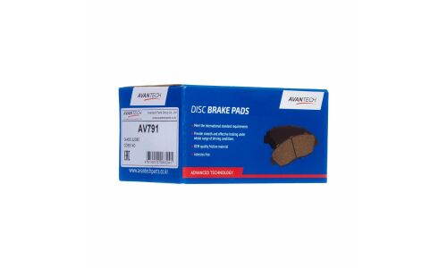 Колодки тормозные дисковые Avantech, передние, комплект на ось (4 шт), арт. AV791