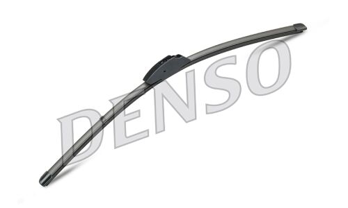 Щетка стеклоочистителя Denso Flat 580мм (23") бескаркасная, всесезонная, со спойлером, для леворульных авто, крепление J-Hook, 1 шт, арт. DFR-008