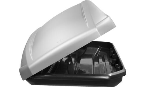 Автобокс на крышу INNO New Shadow 16, пластиковый, 440л, 2000х810х340мм, крепление Memory Mount, двустороннее открывание, цвет серебристый матовый, арт. BRA1260U6