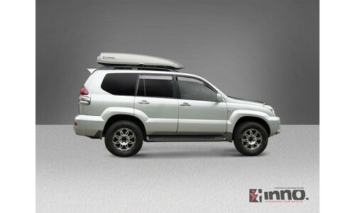 Автобокс на крышу INNO New Shadow 16, пластиковый, 440л, 2000х810х340мм, крепление Memory Mount, двустороннее открывание, цвет серебристый матовый, арт. BRA1260U6