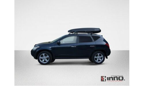 Автобокс на крышу INNO New Shadow 16, пластиковый, 440л, 2000х810х340мм, крепление Memory Mount, двустороннее открывание, цвет чёрный матовый, арт. BRA1260U5