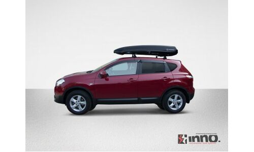 Автобокс на крышу INNO New Shadow 16, пластиковый, 440л, 2000х810х340мм, крепление Memory Mount, двустороннее открывание, цвет чёрный матовый, арт. BRA1260U5