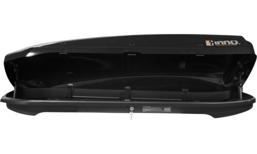 Автобокс на крышу INNO New Shadow 16, пластиковый, 440л, 2000х810х340мм, крепление Memory Mount, двустороннее открывание, цвет чёрный матовый, арт. BRA1260U5
