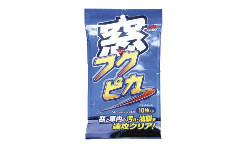 Салфетки влажные Soft99 Glass Cleaning Wipes, очищающие, для стёкол, не оставляют разводов, 10 шт, арт. 04071