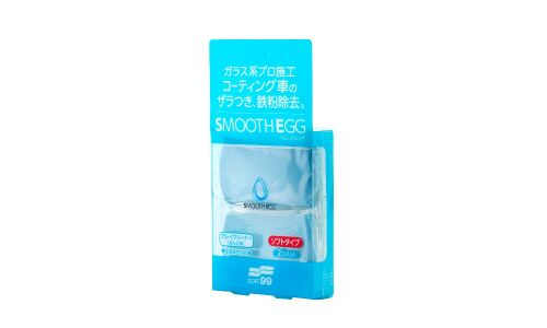 Очиститель кузова (абразивная глина) Soft 99 Smooth Egg Surface Smoother, для очистки покрытий на основе жидкого стекла, брикет 2x50г, арт. 00513