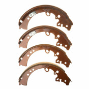 Колодки тормозные барабанные Avantech, комплект на ось (4 шт), арт. AVS0118