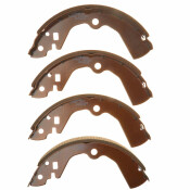Колодки тормозные барабанные Avantech, комплект на ось (4 шт), арт. AVS0201