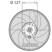 Вентилятор охлаждения (радиатора) Denso, арт. DER21003