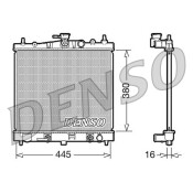 Радиатор системы охлаждения Denso, арт. DRM46021