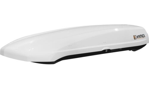 Автобокс на крышу INNO New Shadow 16, пластиковый, 440л, 2000х810х340мм, крепление Memory Mount, двустороннее открывание, цвет белый глянцевый, арт. BRA1250U1